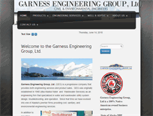 Tablet Screenshot of garnessengineering.com